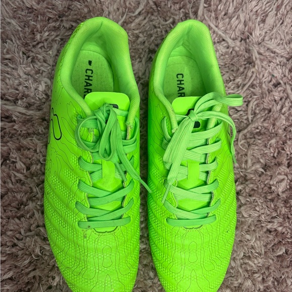 Charly Men's Neon Green Athletic Shoes - Picture 3 of 8